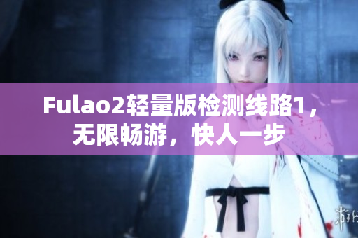 Fulao2轻量版检测线路1，无限畅游，快人一步