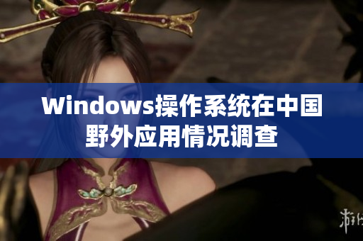 Windows操作系统在中国野外应用情况调查