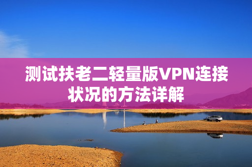 测试扶老二轻量版VPN连接状况的方法详解