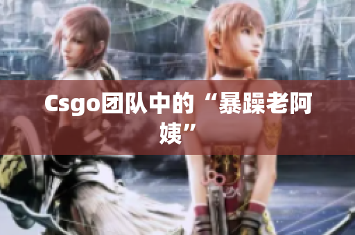 Csgo团队中的“暴躁老阿姨”