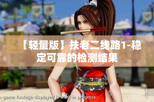【轻量版】扶老二线路1-稳定可靠的检测结果