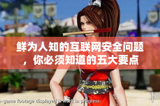 鲜为人知的互联网安全问题，你必须知道的五大要点