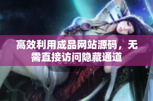 高效利用成品网站源码，无需直接访问隐藏通道