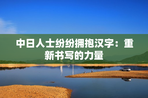 中日人士纷纷拥抱汉字：重新书写的力量