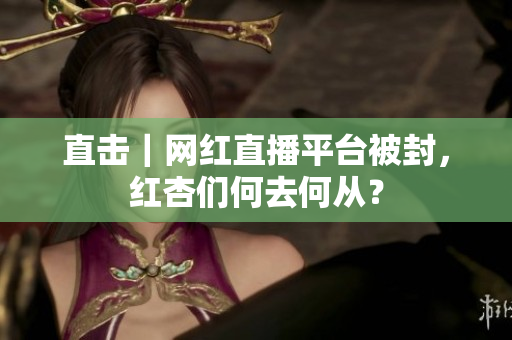 直击｜网红直播平台被封，红杏们何去何从？