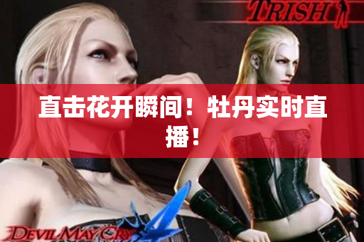 直击花开瞬间！牡丹实时直播！
