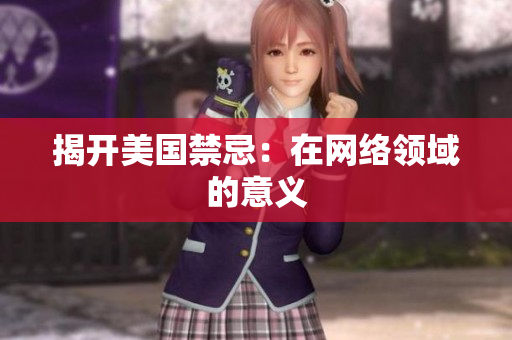 揭开美国禁忌：在网络领域的意义
