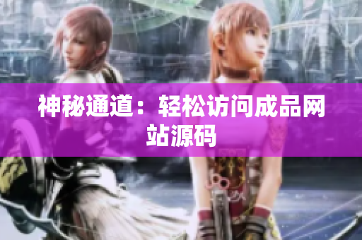 神秘通道：轻松访问成品网站源码