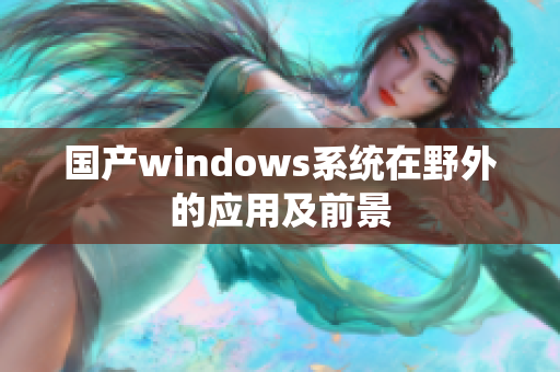 国产windows系统在野外的应用及前景