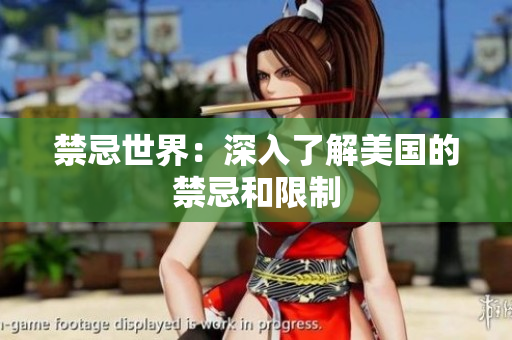 禁忌世界：深入了解美国的禁忌和限制