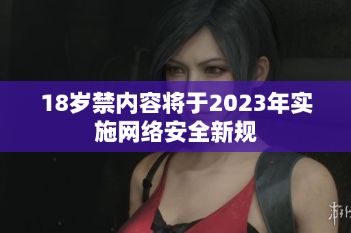18岁禁内容将于2023年实施网络安全新规