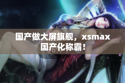 国产做大屏旗舰，xsmax国产化称霸！