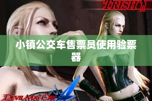 小镇公交车售票员使用验票器
