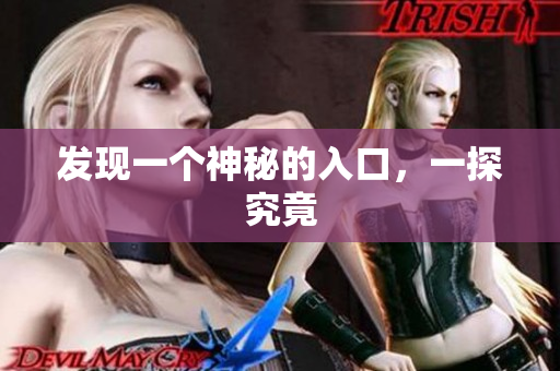 发现一个神秘的入口，一探究竟