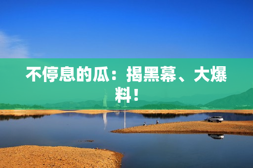不停息的瓜：揭黑幕、大爆料！