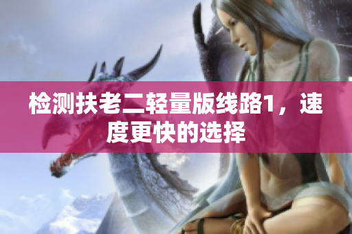 检测扶老二轻量版线路1，速度更快的选择