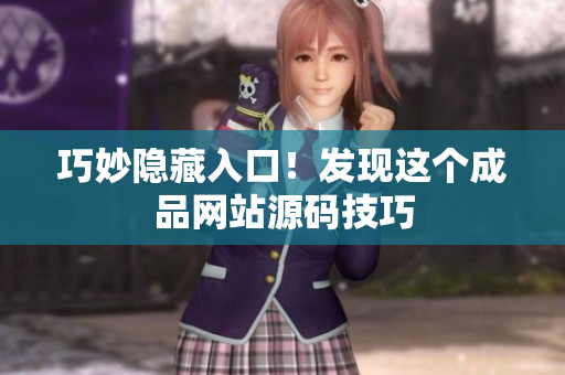 巧妙隐藏入口！发现这个成品网站源码技巧