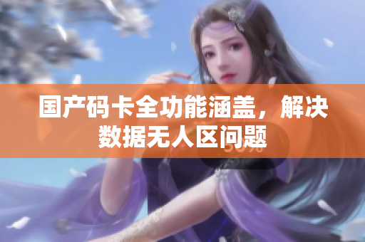 国产码卡全功能涵盖，解决数据无人区问题
