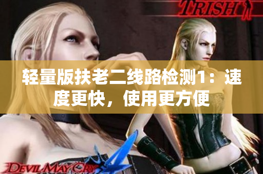 轻量版扶老二线路检测1：速度更快，使用更方便