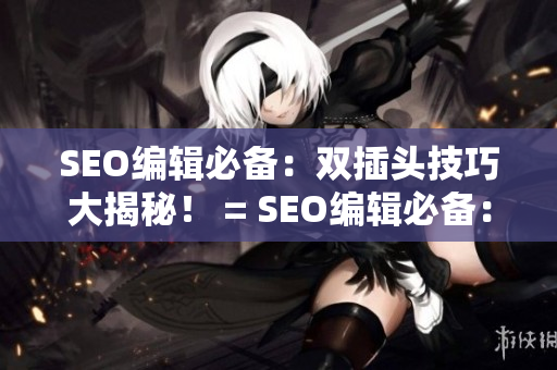 SEO编辑必备：双插头技巧大揭秘！ = SEO编辑必备：双插头技巧全面解析