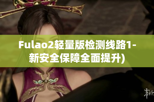 Fulao2轻量版检测线路1-新安全保障全面提升)