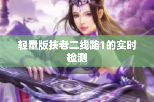 轻量版扶老二线路1的实时检测
