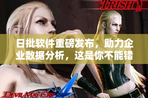 日批软件重磅发布，助力企业数据分析，这是你不能错过的利器！