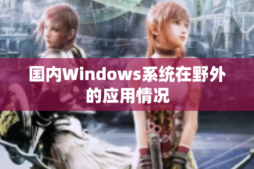 国内Windows系统在野外的应用情况