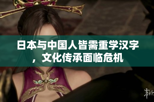 日本与中国人皆需重学汉字，文化传承面临危机