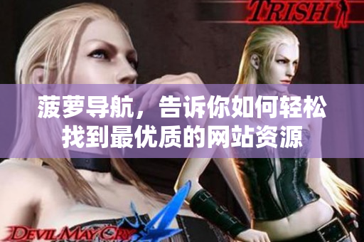 菠萝导航，告诉你如何轻松找到最优质的网站资源