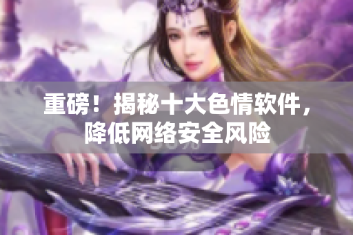 重磅！揭秘十大色情软件，降低网络安全风险