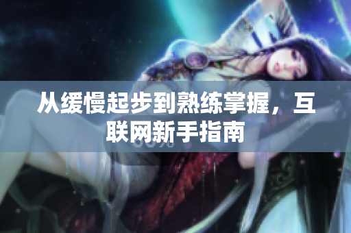 从缓慢起步到熟练掌握，互联网新手指南