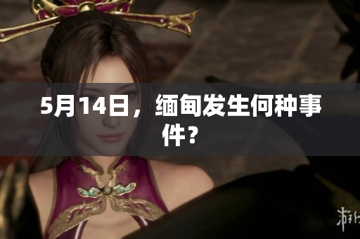 5月14日，缅甸发生何种事件？