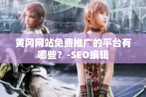 黄冈网站免费推广的平台有哪些？-SEO编辑