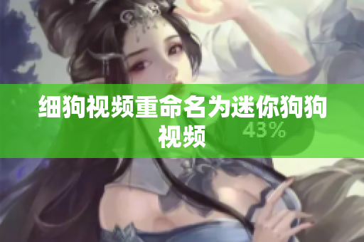 细狗视频重命名为迷你狗狗视频