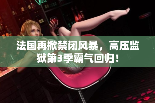 法国再掀禁闭风暴，高压监狱第3季霸气回归！