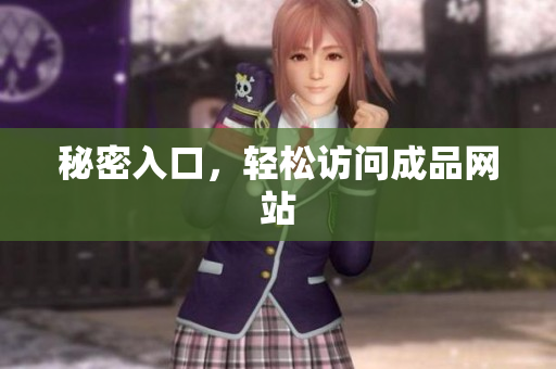 秘密入口，轻松访问成品网站