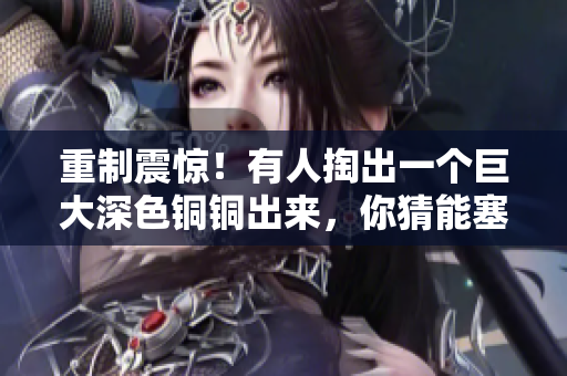 重制震惊！有人掏出一个巨大深色铜铜出来，你猜能塞多少货？
