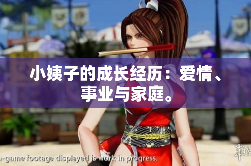 小姨子的成长经历：爱情、事业与家庭。