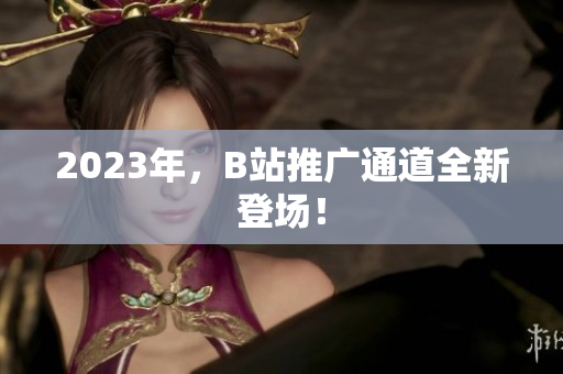 2023年，B站推广通道全新登场！