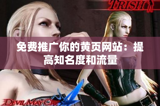 免费推广你的黄页网站：提高知名度和流量