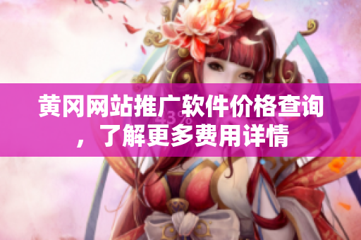 黄冈网站推广软件价格查询，了解更多费用详情