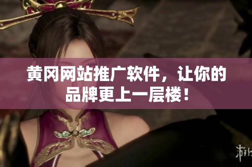 黄冈网站推广软件，让你的品牌更上一层楼！