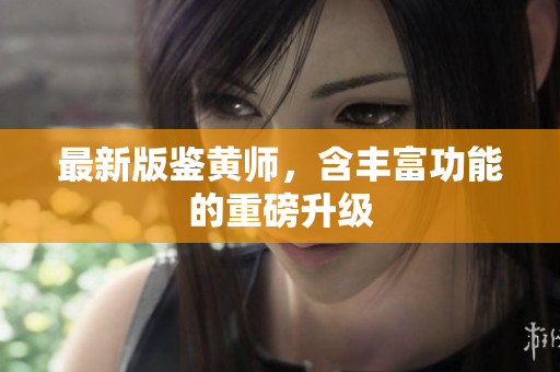 最新版鉴黄师，含丰富功能的重磅升级