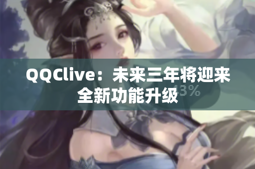 QQClive：未来三年将迎来全新功能升级
