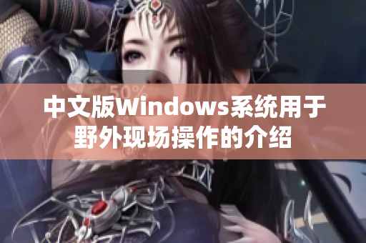 中文版Windows系统用于野外现场操作的介绍
