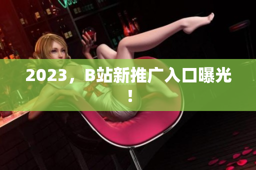2023，B站新推广入口曝光！