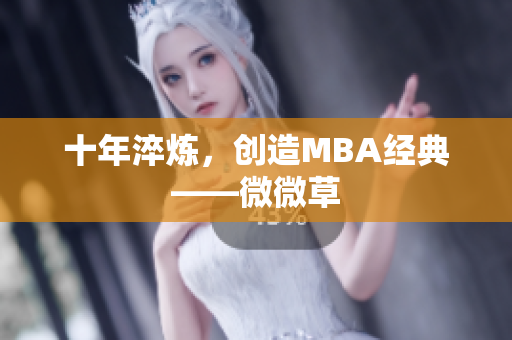 十年淬炼，创造MBA经典——微微草
