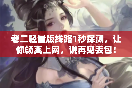 老二轻量版线路1秒探测，让你畅爽上网，说再见丢包！