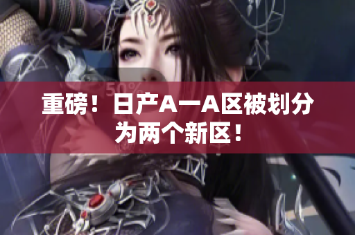 重磅！日产A一A区被划分为两个新区！